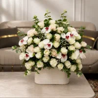 فروش گل کادویی اورکیده و رز