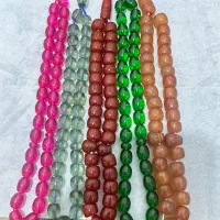 پنج عدد تسبیح سندلوس و کهربا طرح المان