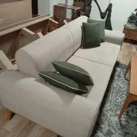 مبل تختخوابشو پنج نفره چوب راش طراحی مینیمال