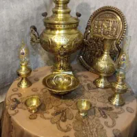 سماور برنجی سنگین وزن