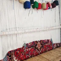 فرش دستباف هریس ۶ متری نیمه‌بافته  بافت اصیل هریس
