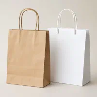 ساک کاغذی بگ کاغذی کرافت گلاسه