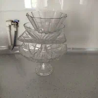 سه عددکاسه جاشیرینی ۲تاش پایدار