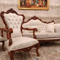مبل 9نفره چوب راش گرجستان نونو اصلا استفاده نشده