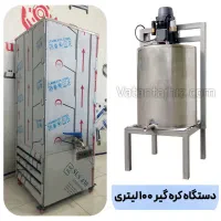 دستگاه/شیرسردکن دوغ سردکن کره گیر صنعتی تک/دو مخزن