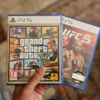 ۲ عدد بازی ps4 ps5 GTA UFC 5