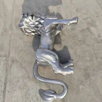 شیر علامت علم سایز بزرگ و گوزن سایز کوچک