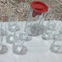 پارچ و لیوان وقوری