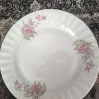 بشقاب پلو خوری گل عروس