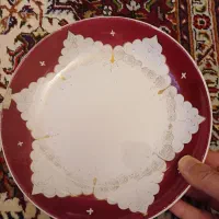 لندن بشقاب کاسه شکلاتخوری قدیمی آنتیک کریستال