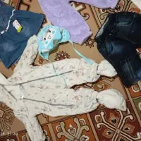 لباس مجلسی زنانه و لباس بچگانه در حد نو