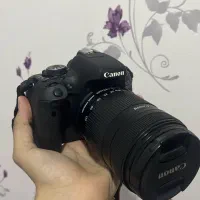 دوربین750D کنون لنز۱۵،۱۳۵ کم کار