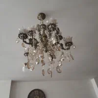 لوستر 10 شاخه برنز