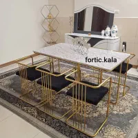 میز ناهارخوری فلزی کمجا 2 . 4 . 6 . 8 نفره