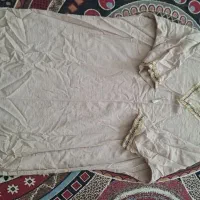 مانتو عبایی جنس کنف