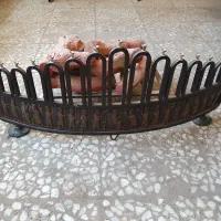 منقل شومینه ، هیزم سفالی و لوازم کامل شومینه