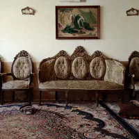 مبل فرحی 9نفر با میز عسلی
