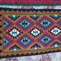 پادری گلیم دستباف پشمی