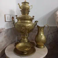 سماورطلایی زغالی