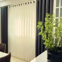 پرده عرض دومتری رنگبندی پانچ ومینیمال عمده ومقطوع