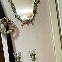 آینه و شمعدان برنز اصل