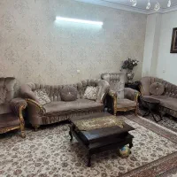 مبلمان و ویترین چوب گردو