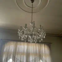 دو عدد لوستر کریستال