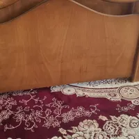 تخت چوبی تک نفره|تخت و سرویس خواب|بومهن, |دیوار