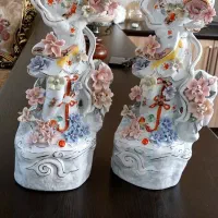 مجسمه چینی اصل دو عدد