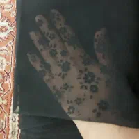 چادر مشکی دوخته شده