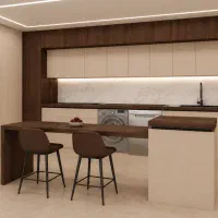 طراحی سه‌بعدی آشپزخانه و کابینت  طراحی اختصاصی