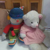 دوعدد عروسکه بزرگ ۱متری