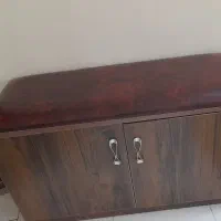 جاکفشی نشیمن دار با رویه چرم