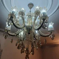 لوستر 12 شعله برنج