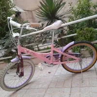دوچرخه دخترانه صورتی سایز ۱۶