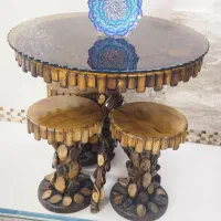 میز ناهار خوری سنتی مدل چوب