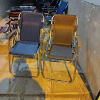 صندلی تاشو دسته مواد ABs+Pvc نشکن ب ضمانت عمری