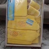 سرویس کامل حوله حمام مدل جوجه