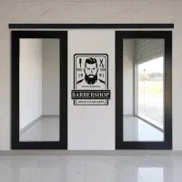 آینه آرایشگاه مردانه