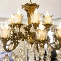 دو عدد لوستر ۸شاخه ۱۶ شعله