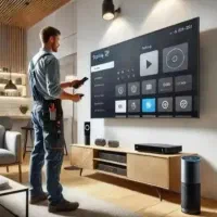 نصب تلوزیون با بالاترین آنتن دهی وتعمیرات