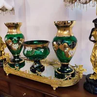 اگرمن اصل چک بوهمیا رنگ سبز زمردی