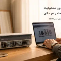 مینی کولر شارژی ریموت‌دار