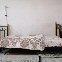 تخت یکنفره فلزی بدون تشک