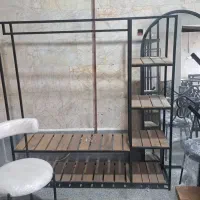 رگال لباس چوب و فلز