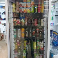 یخچال تک درب ایستاده ویترینی