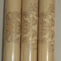 سه رول کاغذ دیواری طرح برجسته عرض 70 سانتی متر