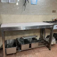میز استیل 1.5و2متری