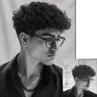 سفارش طراحی چهره سیاه‌قلم