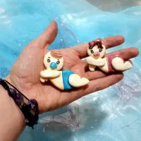گل سر، مگنت، جاکلیدی و آویز دستساز سرامیکی